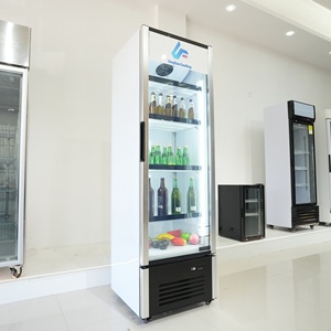 <span class=keywords><strong>Réfrigérateur</strong></span> de congélateur d'armoire d'affichage numérique à température unique en aluminium double de luxe d'équipement de réfrigération commerciale - Product Image 2