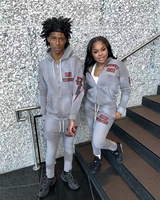 KY Sweat-shirts à capuche unisexe pour homme, coupe épaisse, effet délavé à l'acide, et pantalons de survêtement effet délavé soleil