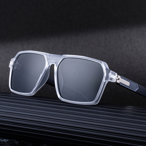 Gafas de Sol Polarizadas UV400 con <span class=keywords><strong>Bisagra</strong></span> de Resorte de <span class=keywords><strong>Doble</strong></span> Acción Cuadrada con Logotipo Personalizado de Moda al por Mayor de Partagas para Hombre - Product Image 2