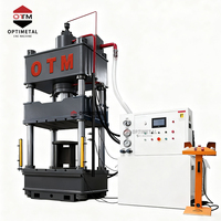 Presse hydraulique servo 250T à trois poutres et quatre colonnes avec moteur PLC et pompe - Formage automatique de briques de sel multifonctionnel
