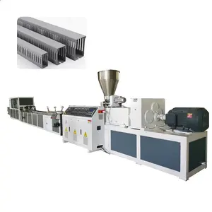 Plastic extruders equipment / pvc cable casing production machine / SJ65/132 PVC wire duct manufacturing machine