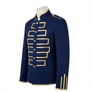 Manteau en tissu 100% laine pour homme, simple boutonnage, longueur standard, réversible, veste uniforme OEM - Product Image 3