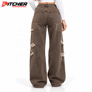 Fournisseur en gros de jeans en denim pour femmes, denim en coton pour les détaillants de mode internationaux, approvisionnement en marque privée - Product Image 3