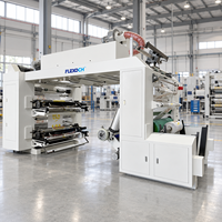 Machine d'impression flexographique 4 couleurs de type empilable pour sacs de courses en papier kraft et applications d'emballage alimentaire