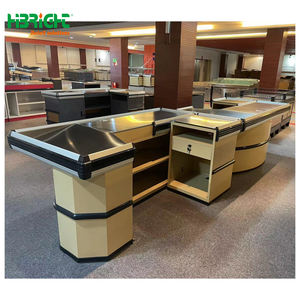 Nouvelle <span class=keywords><strong>caisse</strong></span> de supermarché en acier personnalisée bon marché de la Chine avec porte-affiche comportant un affichage de logo - Product Image 3