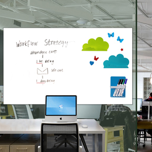 Có thể tháo rời khô xóa bảng trắng tấm 800x60 mét gậy để bất kỳ bề mặt mà không cần keo tái sử dụng Trắng Khô xóa bảng trắng - Product Image 4