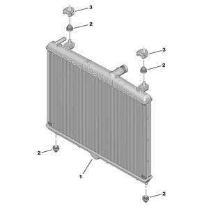 Peugeot 508 <b>Radiator</b> 1330X2 9801253980 Original Replacement For Engine Cooling - Product Image 1