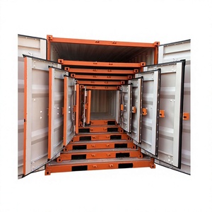 Contenedor de Almacenamiento Modular de Acero Corten, Apilable, Impermeable, Unidad de Almacenamiento Portátil para Almacén - Product Image 1