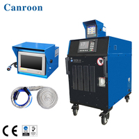 Calentador de inducción eléctrico de 80Kw, máquina de tratamiento térmico de inducción de aire para precalentamiento de soldadura