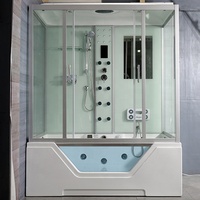 Ziao — ensemble de salle de bain avec baignoire à jet 6mm, salle de bain en verre, faible prix en inde