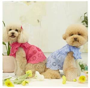 2025 Pet Verão Renda Princesa Saia Dog Cat Roupas Finas + Headwear - Product Image 1