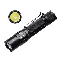 USB C Rechargeable XHP50B LED Torche Super Lumineux 3800lm Double Interrupteur Puissant Tactique Lampe de Poche Corps en Alliage d'Aluminium IP68 Évalué
