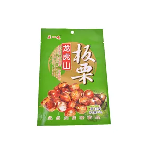 Lebensmittel Kunststoff verpackungs tasche China Hersteller Kunden spezifische Farbe Snack Food Grade Standup Beutel Bolsa de Pie