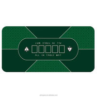 2024 OEM Poker-Professor benutzerdefinierte Größe und Design benutzerdefinierter Gummi-Pokertisch mit Roulette-Rad für das Pokerspiel