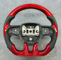 Volant chauffant personnalisé en fibre de carbone pour Dodge Chrysler SUV Pickup modifiés