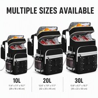 Sac isotherme étanche à trois couches pour camping en plein air, glacière thermique robuste pour pique-nique et stockage alimentaire