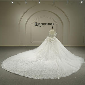 Gt26062 Sweetheart Crystal Beaded <b>Sequined</b> Wedding Dress Lace-Up Back Ball Gown For Women Vestido De Noiva Jancember - Product Image 3