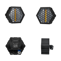 Rétro 100W RGBW LED Matrix Stage Light DJ Strobe Wash Rétro-éclairage Blanc Éclairage Ambiant Public Blinder pour Stage DMX512