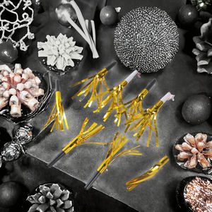Whistle <b>Party</b> <b>Toys</b> Gold Blowouts Noisemakers Whistles Foil Curtain for Christmas New Year Birthday <b>Party</b> - Product Image 3