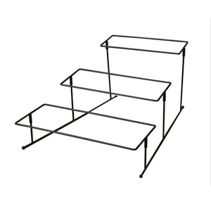 Meilleures ventes : <span class=keywords><strong>Caddie</strong></span> de buffet <span class=keywords><strong>moderne</strong></span> pliable et empilable à double niveau en fer thermolaqué pour assiettes et bols - Product Image 6
