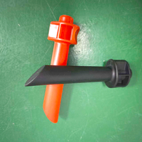Poignée en polycarbonate PC moulée par injection sur mesure, production par moulage par injection avec service de soudage par ultrasons