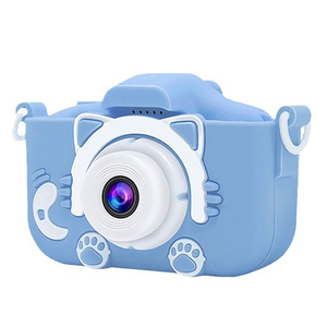 Câmera Digital com Design de Rosto de Gatinho para Meninas e Meninos, Tela Full HD de 2.0\", Foco Fixo, Sensor CMOS de Ângulo Lateral de 180°, MicroSD de 32G Integrado - Product Image 2