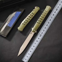 Couteau pliant d'extérieur CN G10 de haute qualité, couteau tactique multi-usage essentiel et tranchant pour le camping