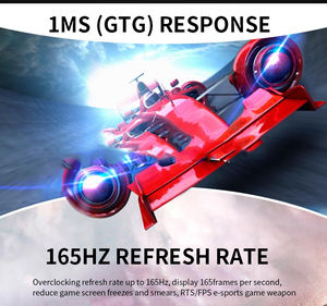 Monitores de Juego LED <span class=keywords><strong>Nereus</strong></span> de 27 Pulgadas, Estilo Nuevo, 2K, 165 Hz, Pantalla Curva para Escritorio, Pantalla LCD para Computadora, Monitores de Juego Curvos de 2800R - Product Image 4