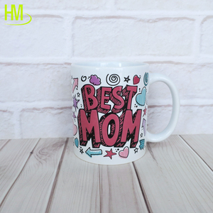 Tazza in Ceramica con Decalcomania Nuovo Design 2026, 11OZ, Adatta a Microonde e Lavastoviglie, per Alimenti, Regalo Festa <span class=keywords><strong>della</strong></span> Mamma per Mamma e Papà - Product Image 2