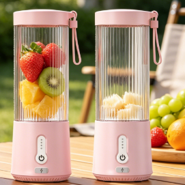 Bulk Portable Ice Blender - <b>Kitchen</b> Appliances 6-Blade High Speed Juicer Cup for Making Ice Shakes Smoothies & Frozen Drinks - Product Image 3