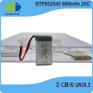סוללה lipo רובוט סוללה לארוז סוללה 7.4v 402545 25c lipo - Product Image 5
