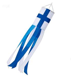 Drapeau du <span class=keywords><strong>Laos</strong></span> en forme de manchon à vent pour jardin et cour, à suspendre sur la véranda, imperméable, adapté à toutes les saisons - Product Image 3