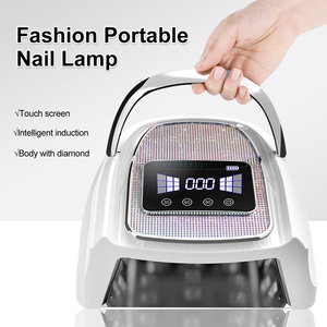 Neuheit Kabellose Wiederaufladbare <span class=keywords><strong>UV</strong></span>-LED-Nagellampe Drahtloser 120W Nageltrockner mit Diamant-LCD-Display für Gelnagellack - Product Image 4