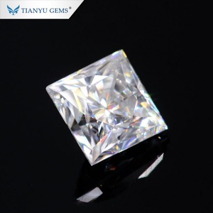 หินเพชรมอยส์ซอไนต์สังเคราะห์ตัดรูปเจ้าหญิงตามสั่งรูปทรงแฟนซี - Product Image 4