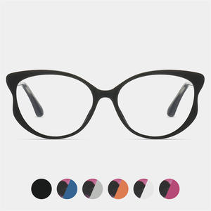 Montures de lunettes ovales pour enfants 23002, verres AC, protection anti-lumière bleue, pont moyen, monture en métal TR90, origine Taizhou - Product Image 3