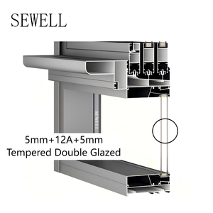 Certified Soundproof Aluminum Tempered Double Glazed Sliding <strong>Window</strong> Balcony <strong>Window</strong> for Hotel Apartment Living Room - Product Image 3