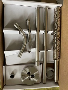 Pipa de acero inoxidable para fumar, pipa de acero inoxidable de alta calidad, tamaño medio, <span class=keywords><strong>MS</strong></span> SHISHA - Product Image 5