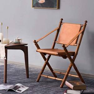 Luxe loisirs cuir patio <span class=keywords><strong>jardin</strong></span> vacances chaises longues Mobilier d'extérieur Camping Sun Lounge pliant bord de mer chaises de plage - Product Image 1