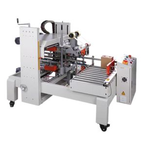 เครื่องปิดผนึกกล่องอัตโนมัติแบบใช้เทปไม้สำหรับกล่องไปรษณีย์ กล่องกระดาษ กล่องโฟม ปิดผนึกแบบเส้นตรงและแบบไขว้ 220V - Product Image 1