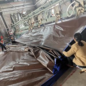 Couverture de bâche en gros bon marché, bâche en poly anti-déchirure <span class=keywords><strong>avec</strong></span> bords renforcés - Product Image 6