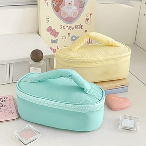 Borsa Cosmetica Impermeabile <span class=keywords><strong>in</strong></span> Nylon Multicolore <span class=keywords><strong>per</strong></span> Donne e Ragazze, Personalizzabile con Logo, <span class=keywords><strong>per</strong></span> Viaggi, Shopping e Attività all'Aperto, Facile da Riporre - Product Image 2