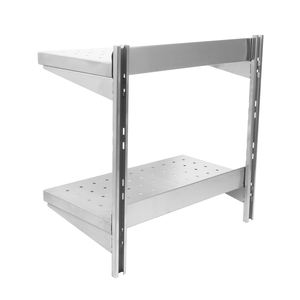 Estante de Pared de Acero Inoxidable para Cocina, Estante Flotante de 2 Niveles, Estante de Pared Multi-Nivel - Product Image 5