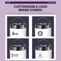 WINNERS Logo personnalisé 8L 10L Rond en acier inoxydable 304 Baril à thé au lait à double paroi isolé Distributeur de boissons jus