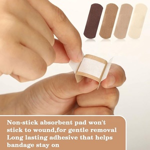 Pansements adhésifs en tissu souple, respirants et élastiques, pour les doigts et les articulations, assortiment en vrac - Product Image 4