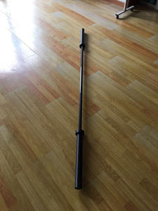 Barbel Angkat Berat Kompetisi IWF Standar 20kg Berlapis Fosfat Hitam - Product Image 5