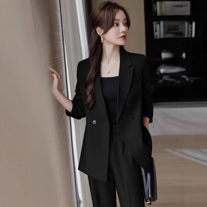 Women's Suit Sets Full Sleeve Worsteds Anti-Wrinkle Office Lady Business Commute Workwear - Product Image 3
