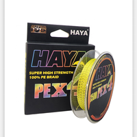 HAYA 100% PE X4 PE Geflochtene Angelschnur Ver dünner Starke Kraft Alle Farben 150M für das Stream Lake River Angeln aus Polyethylen