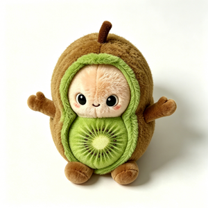Peluche de Kiwi Personalizado, Peluche Suave y Esponjoso con Ojos Grandes, Lindo Personaje de Kiwi Antropomórfico - Product Image 1