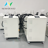 Eficaz equipo de tratamiento de superficie de Plasma con 3 pistolas pulverizadoras para detener la carpeta de división de bordes de cartón maquinaria de goma plástica