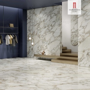 Lastra in Pietra Sinterizzata Artificiale Calacatta Gold 1600x3200x12mm Finitura Lucida in Porcellana per Pareti <span class=keywords><strong>e</strong></span> Pavimenti - Product Image 5